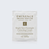 Eminence Organics Bright Skin Overnight Correcting Cream Card Sample